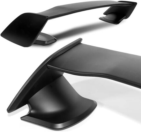 Eparts ABS البلاستيك على طراز OE Trunk Lid Spoiler Wing متوافق مع 2022-2025 Subaru WRX STI سيدان (باللون الأسود المطلي) in Saudi Arabia