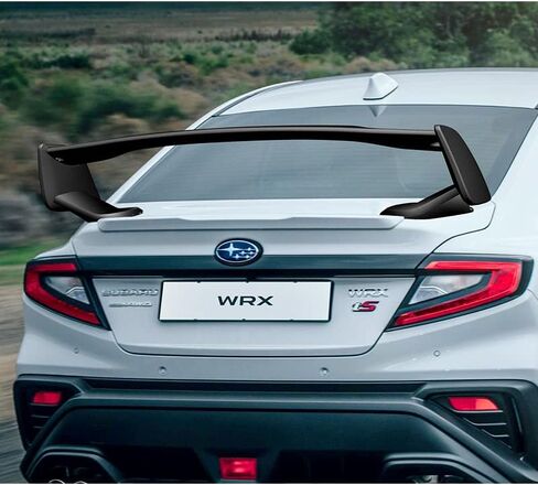 Eparts ABS البلاستيك على طراز OE Trunk Lid Spoiler Wing متوافق مع 2022-2025 Subaru WRX STI سيدان (باللون الأسود المطلي) in Saudi Arabia