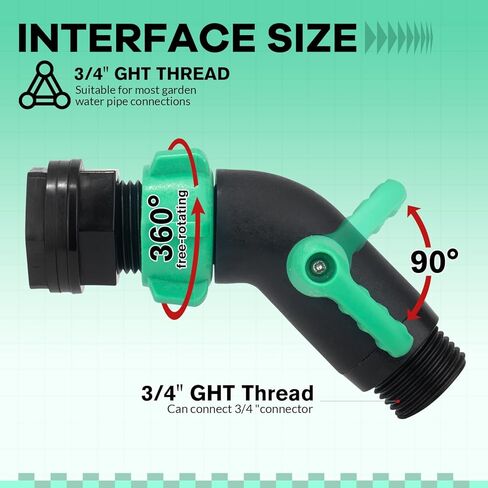 حنفية برميل المطر البلاستيكية مقاس 3/4 بوصة تركيب حاجز PVC مع صمام برميل المطر + محول خرطوم الحديقة 3/4 بوصة طقم حنفية برميل المطر مع محول تركيب الحاجز لخزانات المياه in Kuwait