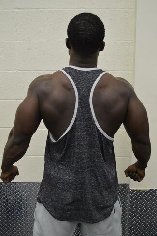 كمال الأجسام العضلات Stringer y Back Tank Top ، ورفع القميص للصالة الرياضية in Saudi Arabia