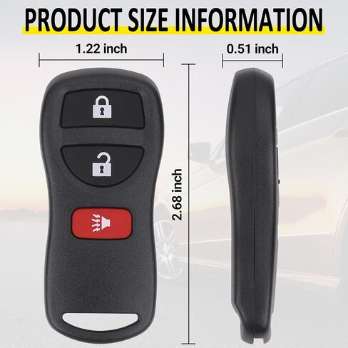 إدخال مفتاح بعيد المفتاح FOB متوافق مع Infiniti FX35 FX45 QX4 ، Armada Pathfinder Frontier Murano Titan Quest Xterra Sentra ، بديل لـ KBRASTU15 (حزمة 2) in Saudi Arabia