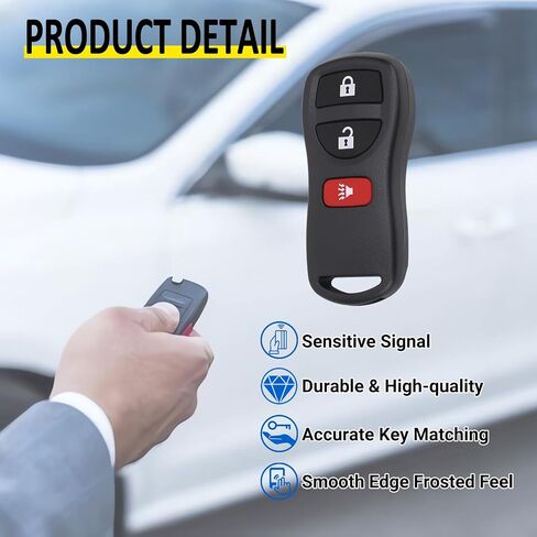 إدخال مفتاح بعيد المفتاح FOB متوافق مع Infiniti FX35 FX45 QX4 ، Armada Pathfinder Frontier Murano Titan Quest Xterra Sentra ، بديل لـ KBRASTU15 (حزمة 2) in Saudi Arabia