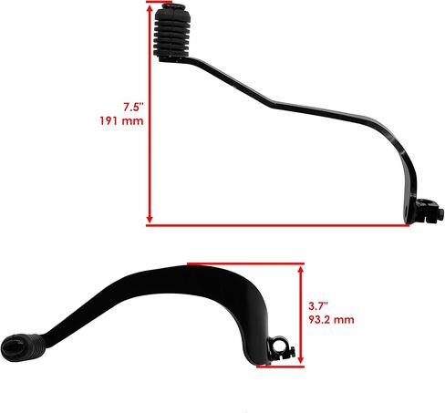 Caltric Gear Shift Pedal Compatible with Honda Rancher 420 TRX420FM 2007-2013 24700-HP5-305 in Saudi Arabia