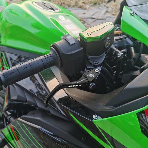 رافعة فرامل القابض للدراجات النارية CNC متوافقة مع Ninja ZX6R ZX-6R ZX636 ZX 6R 2019-2023 2024 2025 مقبض Brake Levers Brake Clutch Ravers (Red) in Saudi Arabia
