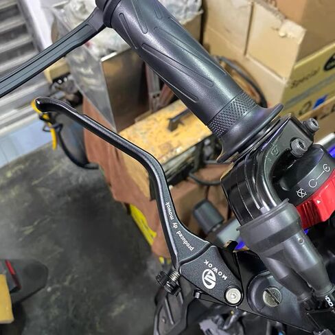 رافعة فرامل القابض للدراجات النارية CNC متوافقة مع Ninja ZX6R ZX-6R ZX636 ZX 6R 2019-2023 2024 2025 مقبض Brake Levers Brake Clutch Ravers (Red) in Saudi Arabia