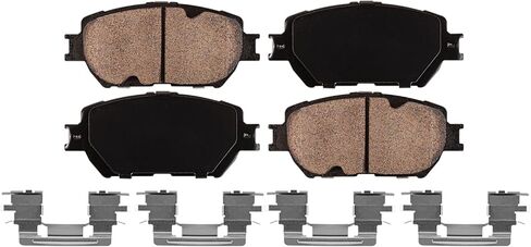 Detroit Axle - Front Brake Kit for 02-06 Toyota Camry [2.4L 3.0L] Disc Brake Rotors Ceramic Brakes Pads 2002 2003 2004 2005 2006 Replacement : 10.83" inch Rotor in Saudi Arabia
