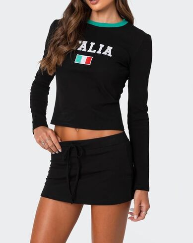 NUFIWI Women Y2k Tie Waist Mini Skirts Mid Waist Bodycon Micro Skorts Stretchy Side Slit Pencil Short Skirt with Shorts in Saudi Arabia