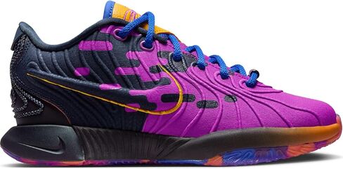 LeBron XXI SE Summerverse Big Kids 'Basking Shoes (FN5040-500 ، Hyper Violet/Obsidian/University Gold/Hyper Royal) الحجم 7 in Saudi Arabia