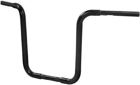 16" Rise 1-1/4" Ape Hanger Bar Handlebar fits for Harley-Davidson FLST, FXST, Sportster XL, including Throttle-by-wire models, and any Custom Application,Black in Saudi Arabia
