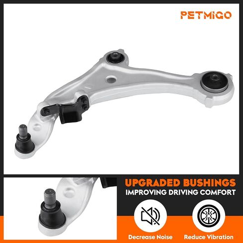 2 PCS Front Lower Raxger & Driver Arm مع مفصل الكرة لنيسان Murano 2009 2010 2011 2012 2013 2014 V6 3.5L التعليق KIT RK622157 RK622158 in Saudi Arabia