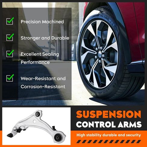 2 PCS Front Lower Raxger & Driver Arm مع مفصل الكرة لنيسان Murano 2009 2010 2011 2012 2013 2014 V6 3.5L التعليق KIT RK622157 RK622158 in Saudi Arabia