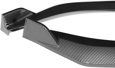 EPARTS ABS Plastic 3PCS GT-Style Front Bumper Lip Splitter Body Kit Trim Protection Compatible with 2014 2015 2016 Toyota Corolla S Model (Painted Carbon Style) in Saudi Arabia
