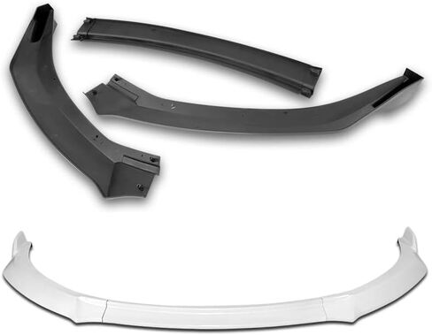 EPARTS ABS Plastic 3PCS GT-Style Front Bumper Lip Splitter Body Kit Trim Protection Compatible with 2014 2015 2016 Toyota Corolla S Model (Painted Carbon Style) in Saudi Arabia