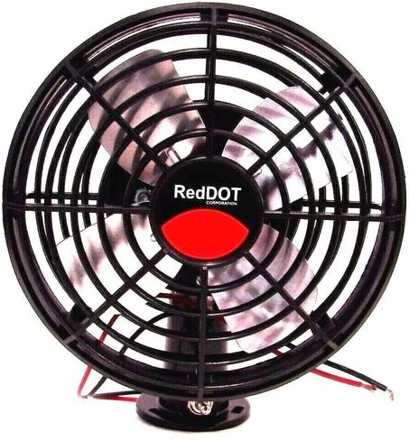 RD-5-4575-0P 12V 8.75" x 5" Red Dot Auxillary Defrost Fan in Saudi Arabia