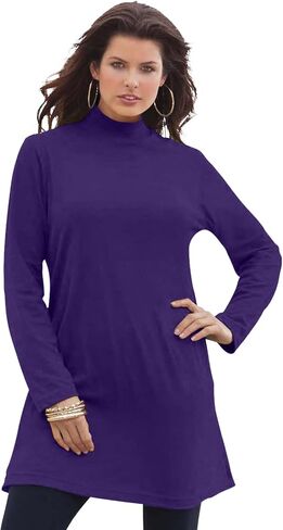 ROAMAN's Women's Plus Size Ultimate Mockneck Tunic in Kuwait