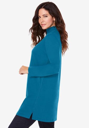 ROAMAN's Women's Plus Size Ultimate Mockneck Tunic in Kuwait