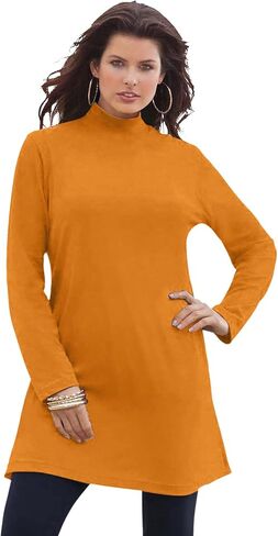 ROAMAN's Women's Plus Size Ultimate Mockneck Tunic in Kuwait
