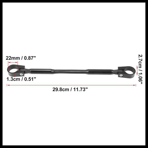 Universal Motorcycle Motorbike Balance Bar 7/8'' 22mm Handlebar Cross Bar Black Durable Material in Saudi Arabia