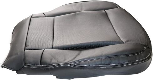 GXARTS Front Right Passenger Side Bottom Replacement Leather Seat Cover Black #HB or EB Compatible with Ford F150 Lariat 2015 2016 2017 in Saudi Arabia