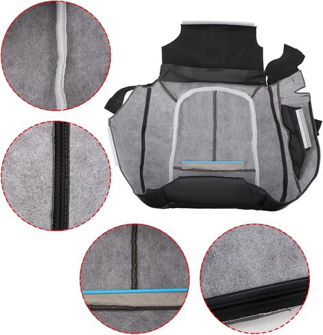 Carbhub Leather Seat Cover Black for Ford F150 Lariat 2000 2011 2012 2013 2014 Leather Seat Cover Black in Saudi Arabia
