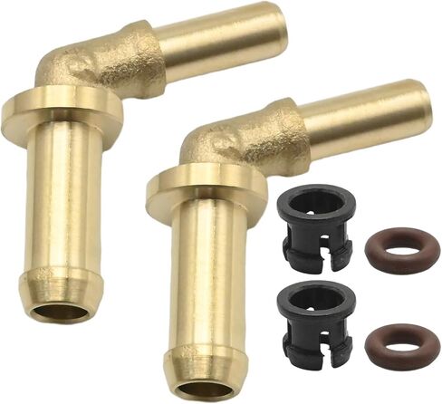 2 Pack LR049990 ترموستات موصل أنبوب مخرج المياه ، استبدال لاند روفر روفر سبورت فيلار ديسكفري 4 ، يحل محل C2Z28467 LR045237 LR049989 in Saudi Arabia