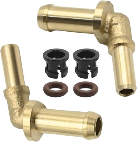 2 Pack LR049990 ترموستات موصل أنبوب مخرج المياه ، استبدال لاند روفر روفر سبورت فيلار ديسكفري 4 ، يحل محل C2Z28467 LR045237 LR049989 in Saudi Arabia