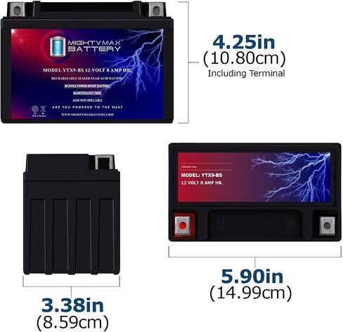 Mighty Max Battery YTX9-BS SLA Battery for Honda EU3000 Generator 2000-2011 Brand Product in Saudi Arabia