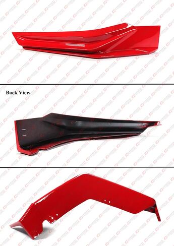 MC Style JDM 5pc رسمت Rally Rally Black Bumper Plitter Flitter Tplitter Tembate For 2022-2024 Honda Civic All Models in Saudi Arabia