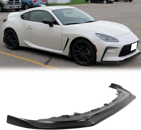 FREEMOTOR802 Front Bumper Lip Splitter, Compatible with 2022-2024 Toyota GR86 Coupe 2-Door, CS Style Unpainted Black PU 1PC Air Dam Chin Spoiler Underbody Front Lip Spoiler Lower Guard Protector in Saudi Arabia