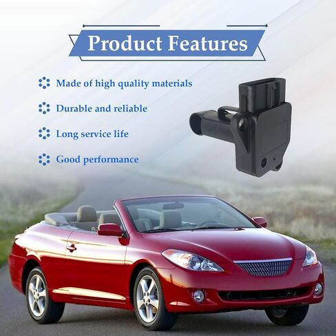 22204-21010 مستشعر تدفق الهواء الشامل ، متوافق مع Mazida ، T0Y0TA ، Avalon ، LexVS ، 4Runner ، Tundra ، Tacoma ، ES300 ، RX300،3 Sport ، MX-5 ، RX-8 وما إلى ذلك ، يحل محل OE# 197-6020 ، 74-50009 ، 917-817 (1 PCS) in Saudi Arabia