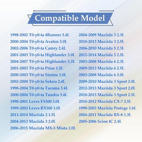 22204-21010 مستشعر تدفق الهواء الشامل ، متوافق مع Mazida ، T0Y0TA ، Avalon ، LexVS ، 4Runner ، Tundra ، Tacoma ، ES300 ، RX300،3 Sport ، MX-5 ، RX-8 وما إلى ذلك ، يحل محل OE# 197-6020 ، 74-50009 ، 917-817 (1 PCS) in Saudi Arabia