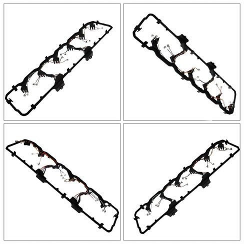 Valve Cover Gasket Set 615-204 Replacement for RAM 2500/3500/4500/5550 07-13 Diese-l 5.9L 6.7L Engine 5179091AB 5179091AC 5179091AD 5179091AA VS50668R in Saudi Arabia