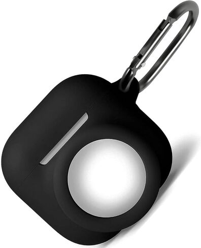 Geiomoo 2 في 1 حالة السيليكون للقرون الهوائية 4 وعلامة الهواء ، غطاء واقعي مع Carabiner (أسود) in Kuwait