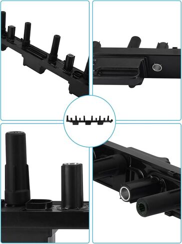 1 PC UF296 Ignition Coil Pack 2000-2006 لـ Jeep Cherokee 2.5L 4.0L ، Grand Cherokee 4.0L 4.7L ، TJ 2.4L 2.5L 4.0L ، Wrangler 4.0L ، استبدل # 56041476AA 56041476AB 5C1181 C523 GN10529 in Saudi Arabia