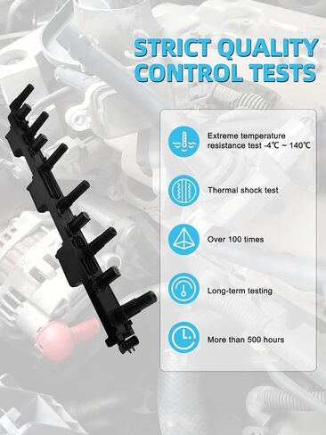 1 PC UF296 Ignition Coil Pack 2000-2006 لـ Jeep Cherokee 2.5L 4.0L ، Grand Cherokee 4.0L 4.7L ، TJ 2.4L 2.5L 4.0L ، Wrangler 4.0L ، استبدل # 56041476AA 56041476AB 5C1181 C523 GN10529 in Saudi Arabia