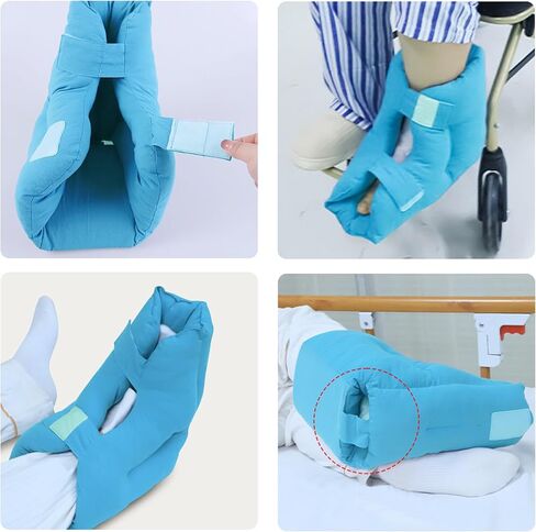 Heel Protector Cushion Heel Protectors for Pressure Sores in Bed and Heel Protectors for Bed Sores, Heel Cushions for Heel Pain Relief, Foot Heel Pillows for Bedridden Patients in Saudi Arabia