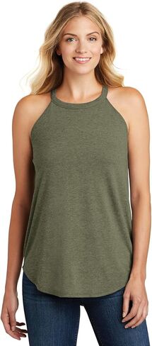 Apparel Globe Women’s Perfect Tri-Rocker Tank Top 4.5-Ounce, 32 Singles 2X1 Rib Knit Neck Curved Hem Tear-Away Label Camisole in Kuwait