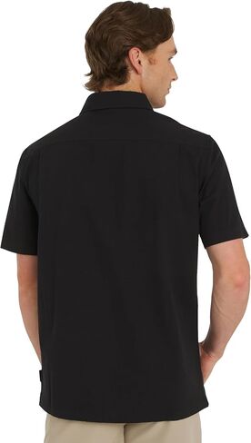 Quiksilver Men's Men's Premium Cotton Short Button Button Down Seersucker Shirt in Saudi Arabia