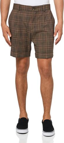 Men's Twill Shorts with Cuffed Hem in Saudi Arabia