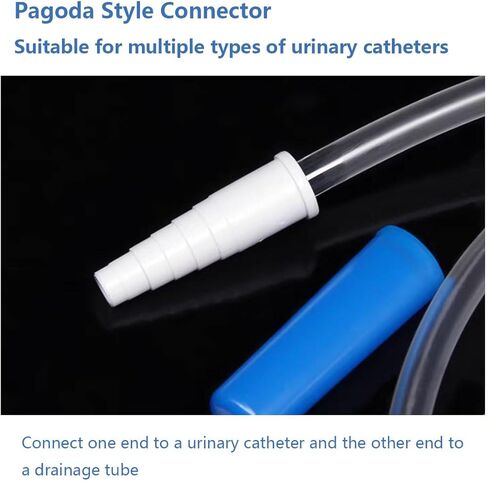 Male Catheter External Self-Sealing Set 20PCS Condom 2PCS 1000ML Urine Bag 2PCS 2000ML Drainage Bag(25mm/0.98inch) in Kuwait