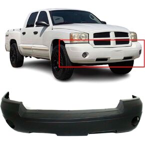 FitParts Compatible with Front Bumper Cover Fascia 2005-2007 Dodge Dakota Laramie Extended SLT ST 05-07. New Primed Without Sensor Holes, With Fog Light Holes. CH1000444 5JL35TZZAF in Kuwait