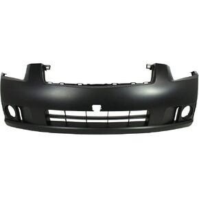FITPARTS متوافقة مع غطاء المصد الأمامي 2007-2009 NISSAN Sentra Base Custom Emotion الفاخرة الفاخرة SE-R S. جديدة ، مسبقة وجاهزة للطلاء. مع ثقوب الضوء الضباب. NI1000241 62022T32J in Kuwait