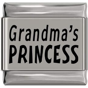 NewCharms Grandma's Princess Laser Engraved Italian Charm (9mm Standard Size) in Kuwait