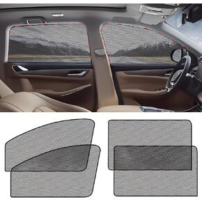 ZATOOTO Car Window Shades for Side Window Sun Shade for Car Window Magnetic Mesh Car Window Screen for Easy Installation Breathable UV Protection Universal for Most Car Perfect for Camping Travel Nap in Kuwait