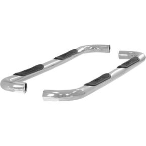 ARIES 204001-2 3-Inch Round Polished Stainless Steel Nerf Bars, No-Drill, Fits Select Chevrolet, GMC C, K in Saudi Arabia