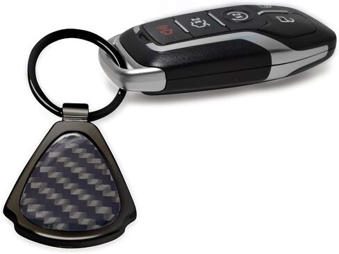 for GMC Denali Real Black Carbon Fiber Metal Teardrop Key Chain Keychain, Official Licensed in Saudi Arabia