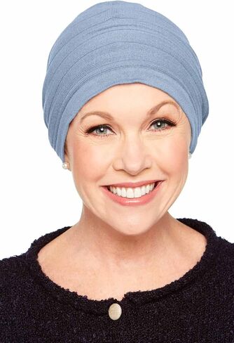 Pure Cotton Ribbed Slouch Beanie Cap | Knitted Hat Taupe Knitted in Kuwait