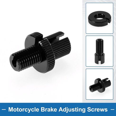 Motorcycle Brake Lever Barrel Adjusters Screws M8 Motorcycle Brake Adjusting Screws Blue 2 Pcs in Kuwait