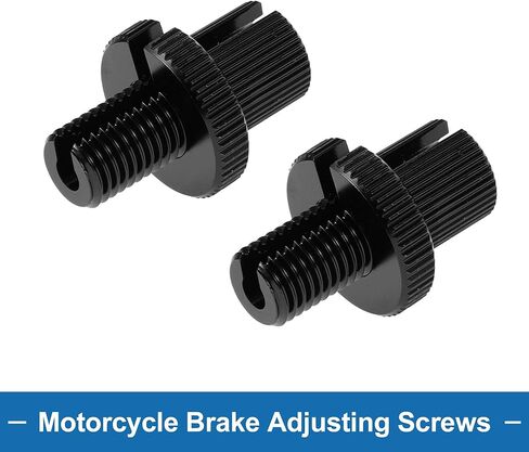 Motorcycle Brake Lever Barrel Adjusters Screws M8 Motorcycle Brake Adjusting Screws Blue 2 Pcs in Kuwait
