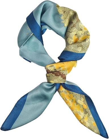 Jolbndcv Silk Satin Head Scarf, Hair Band Headband Ribbon Women's Neck Bag Purse Scarf for Hair Handbag 27.56‘’x27.56‘’ in Kuwait